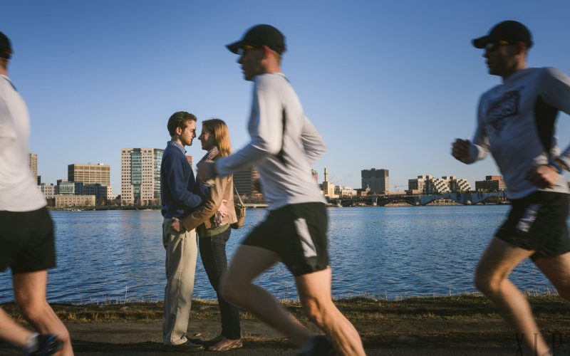 Caroline & Garrett / Charles River Esplanade / Boston Engagement Photography