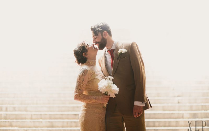 Jem & Alex / Central Park Bow Bridge / New York City Destination Wedding