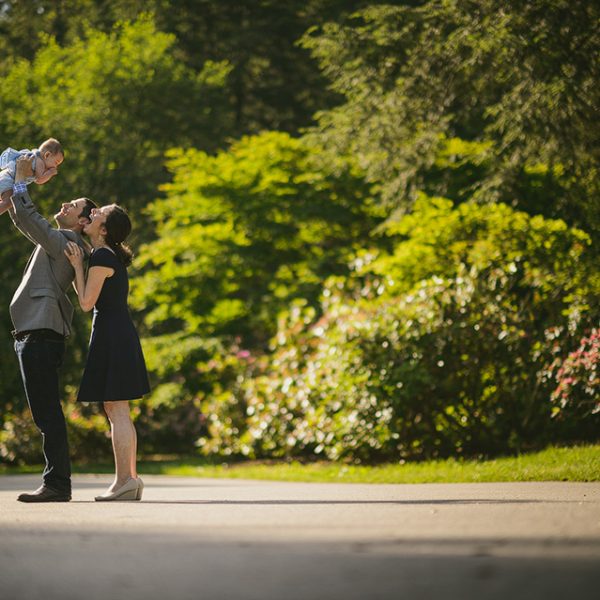 Gina, Sean, and Juliette / Arnold Arboretum / Boston Family Photography