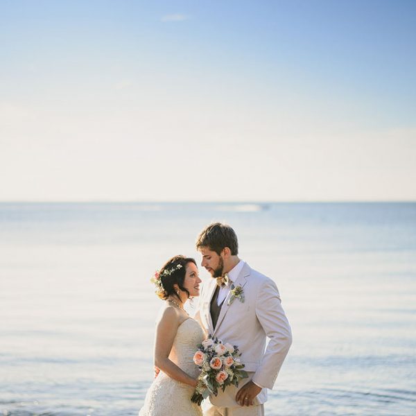 Christine & Ben / Gloucester Backyard Beach / Boston Wedding Photographers