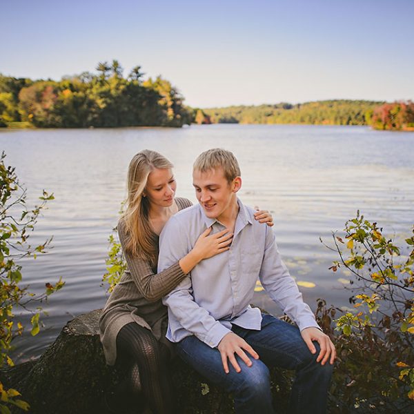Amanda & Andrew / Wellesley College / Boston Engagement Photos