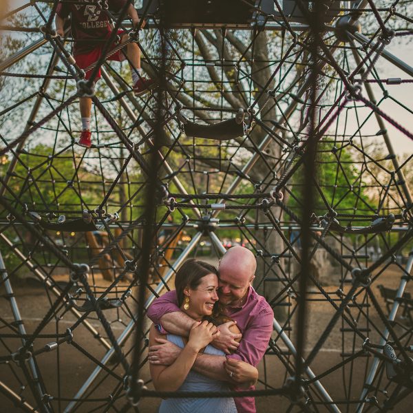 Playful Esplanade Engagement Portraits (1)