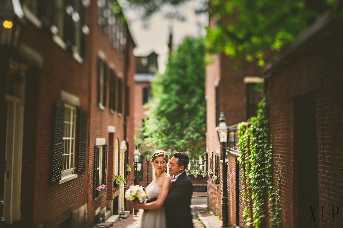 wedding portrait down acorn street