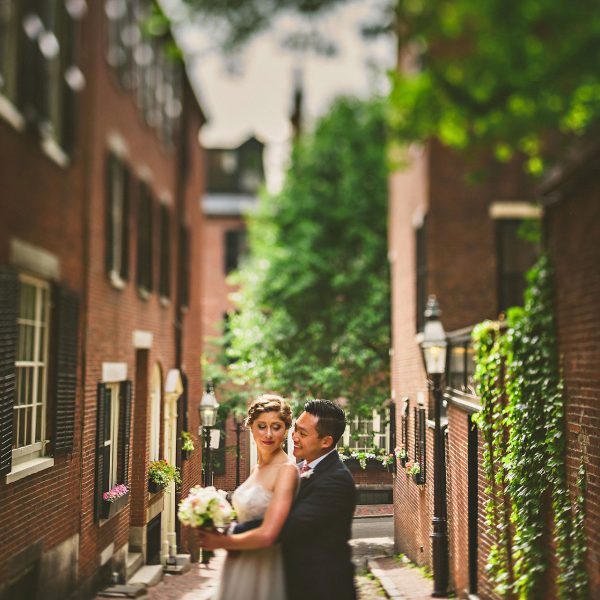 wedding portrait down acorn street