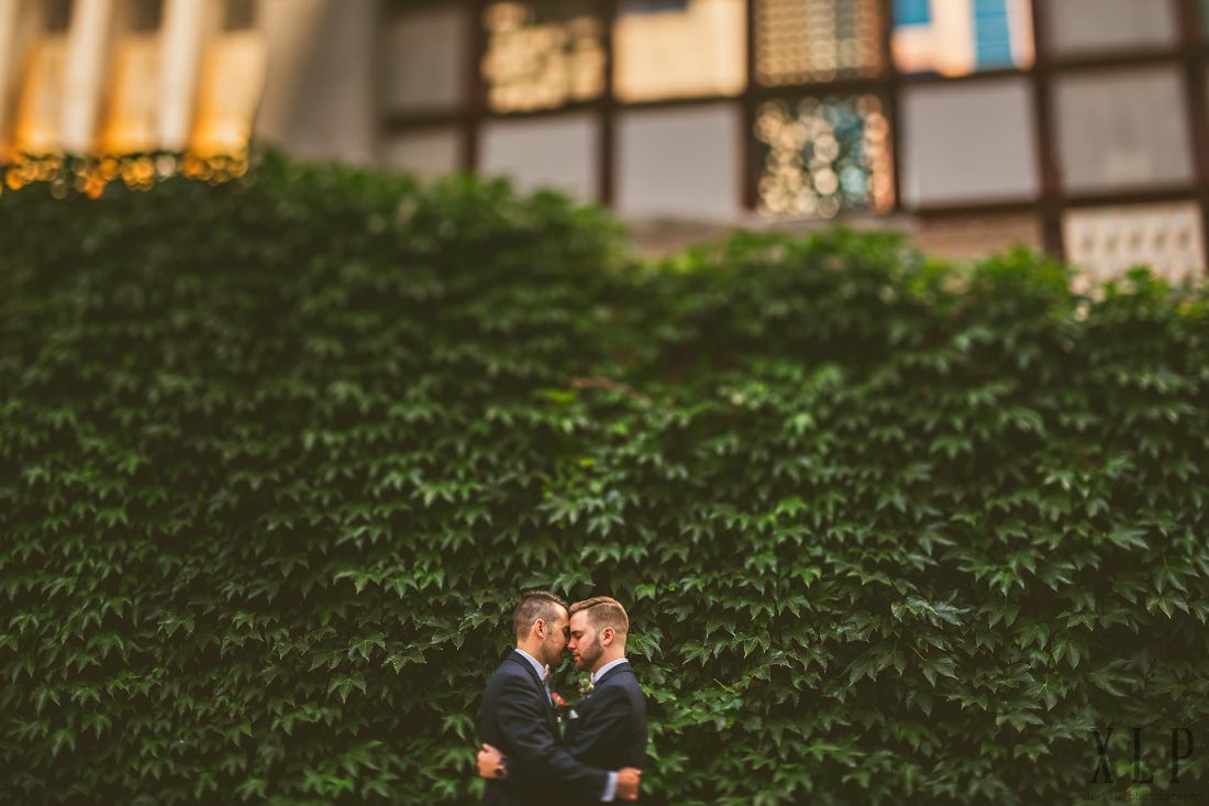 Intimate Toronto Same Sex Wedding Portrait