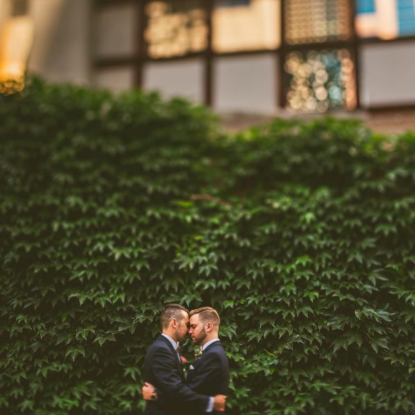 Intimate Toronto Same Sex Wedding Portrait