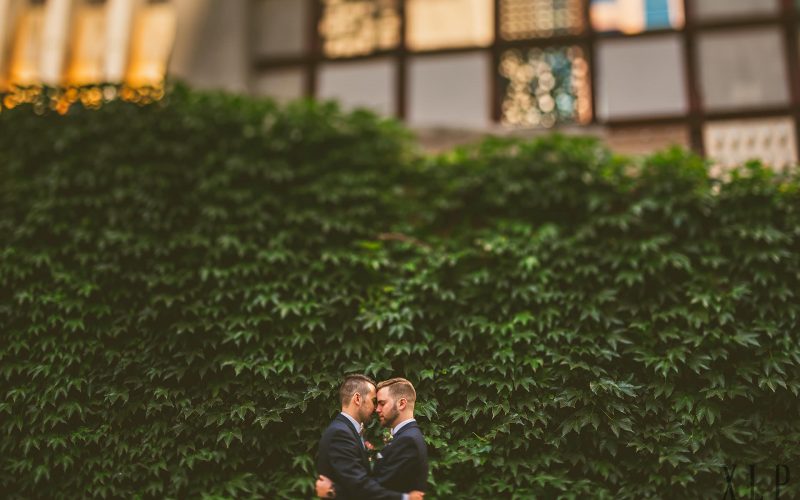 Intimate Toronto Same Sex Wedding Portrait